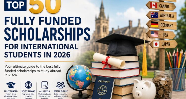 Top 50 Fully Funded Scholarships for International Students 2026