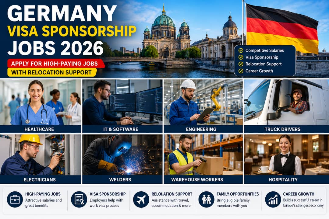 Germany Visa Sponsorship Jobs 2026: Apply for High-Paying Jobs with Relocation Support