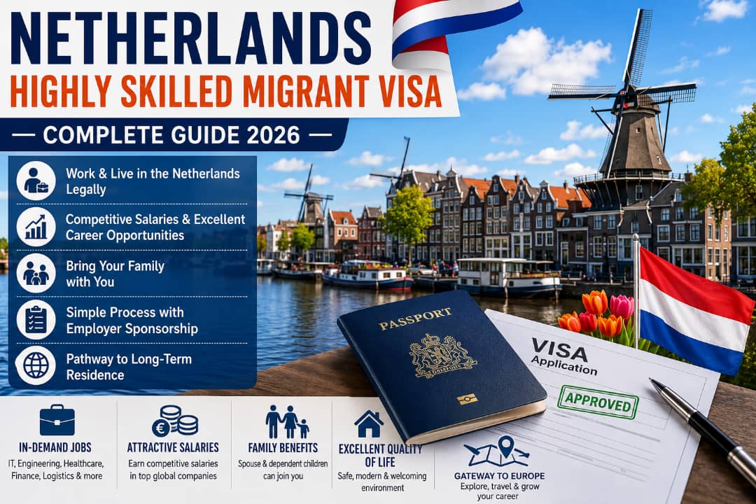 Netherlands Highly Skilled Migrant Visa 2026: Complete Guide to Eligibility, Salary Requirements, Application Process, and In-Demand Jobs