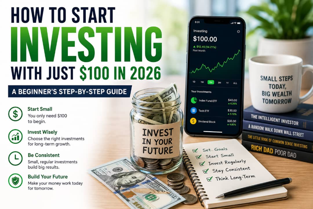 How to Start Investing with Just $100 in 2026: A Beginner's Step-by-Step Guide