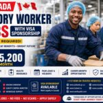 No Degree Required! Canada Factory Worker Jobs with Visa Sponsorship 2026 – Earn Up to CAD 5,200 Per Month
