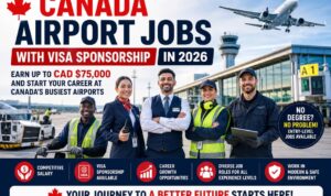 Canada Airport Jobs with Visa Sponsorship in 2026: Earn Up to CAD $75,000 and Start Your Career at Canada's Busiest Airports