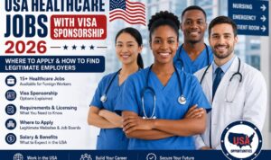 USA Healthcare Jobs With Visa Sponsorship 2026: 15+ Nursing, Medical & Care Jobs for Foreign Workers