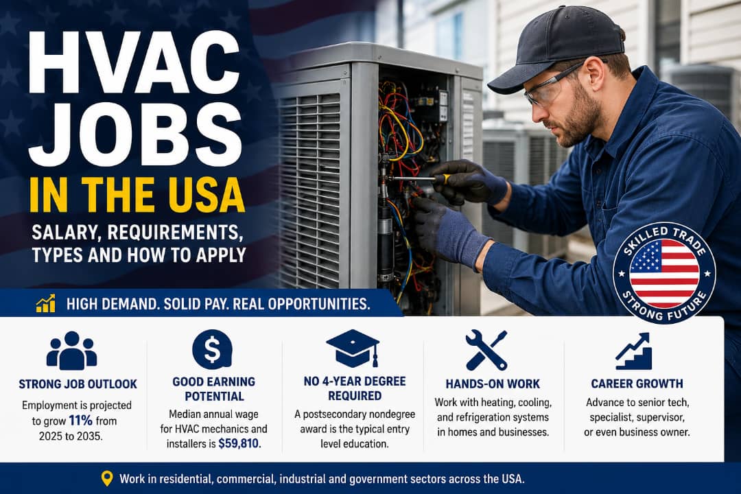 HVAC Jobs in the USA: Salary, Training, and How to Apply