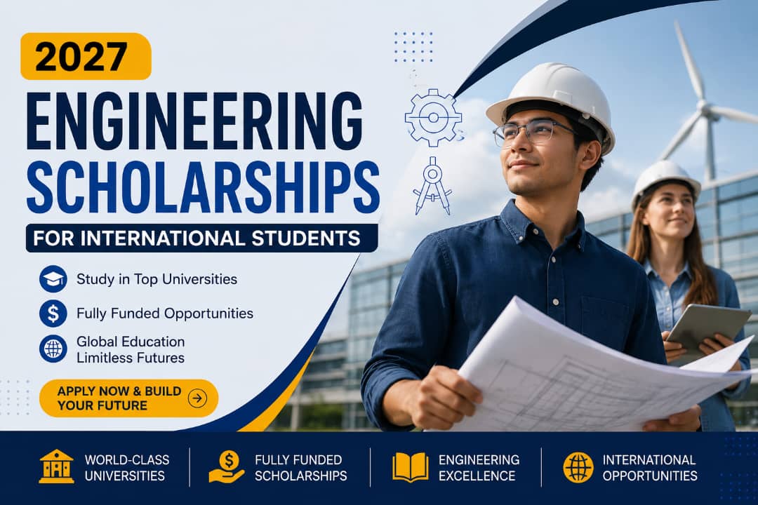 Engineering Scholarships for International Students 2027: Fully Funded and Major Funding Opportunities
