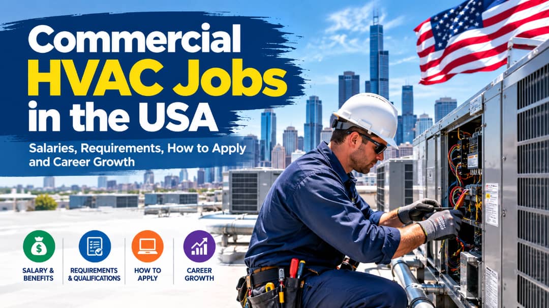 Commercial HVAC Jobs in the USA: Requirements, Qualifications, Salary and How to Apply