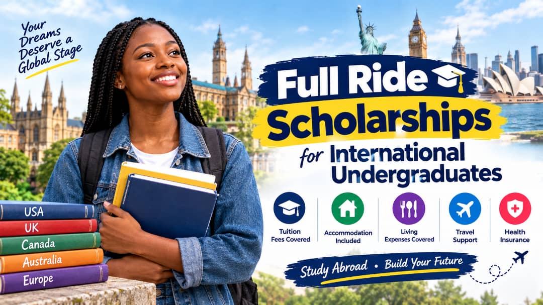 Full-Ride Scholarships for International Undergraduates