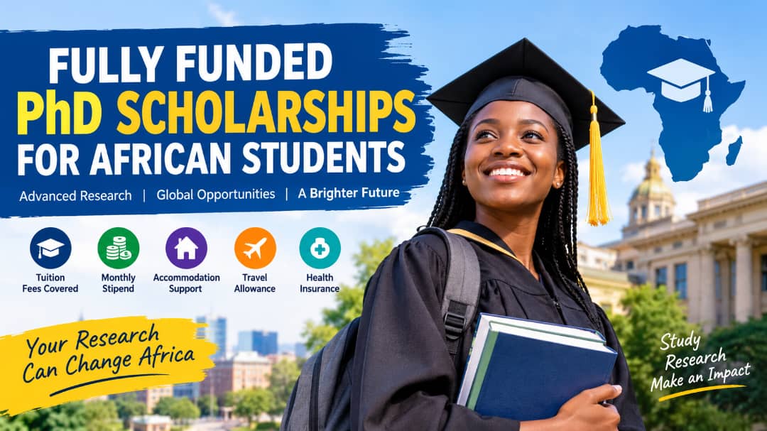 Fully Funded PhD Scholarships for African Students (2026–2027): The Ultimate Guide to Studying Abroad for Free